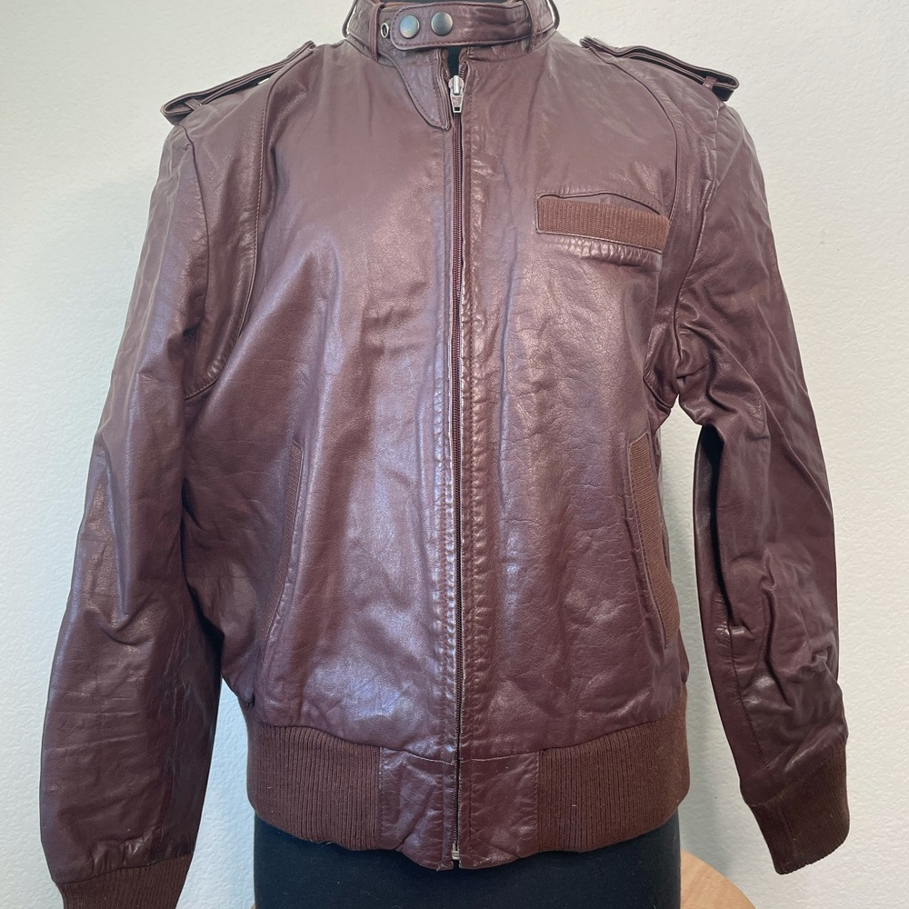 Vintage Saddlery men’s leather jacket
